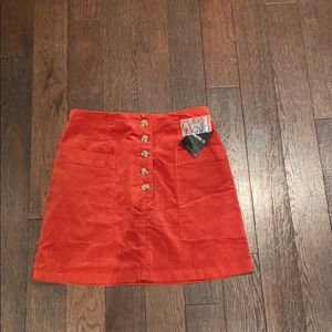 Forever 21 burnt orange skirt, US size S